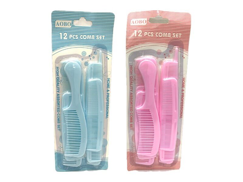 12 Pack Baby Comb Set