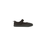 Girls Black Plimsolls - Image 2