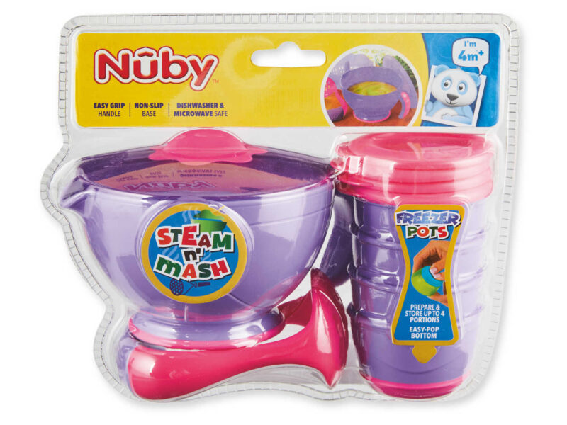 Nuby Steam 'N' Mash Freezer Set - Diaper Yard Gh