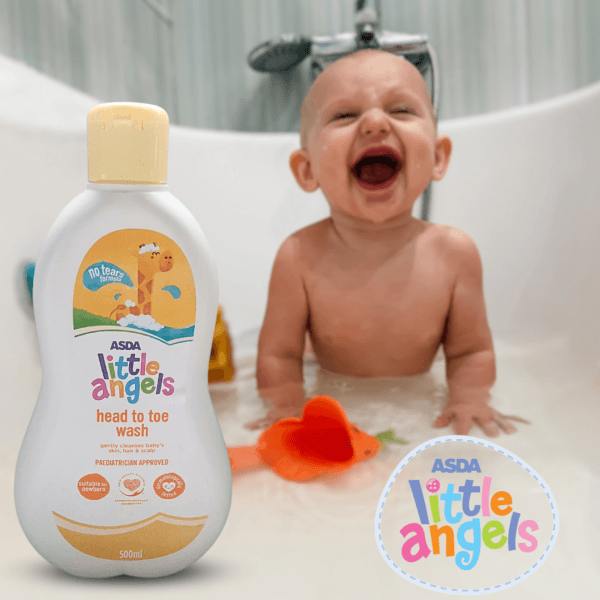 Little Angels Head to Toe Wash 500ml - Diaper Yard Gh