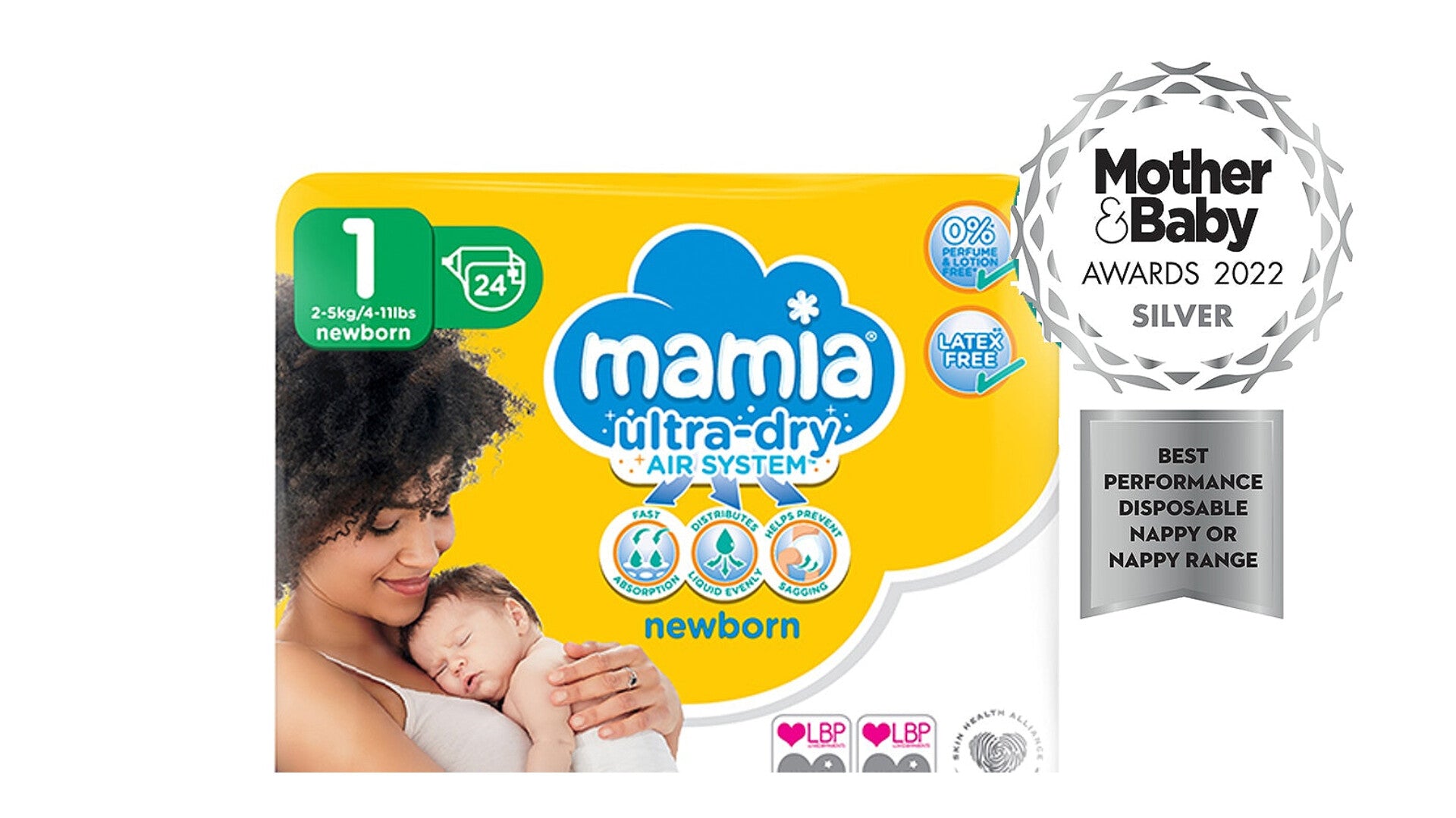 Baby Diapers- Mamia Newborn Diapers Size 1 Mini Pack - Diaper Yard Gh