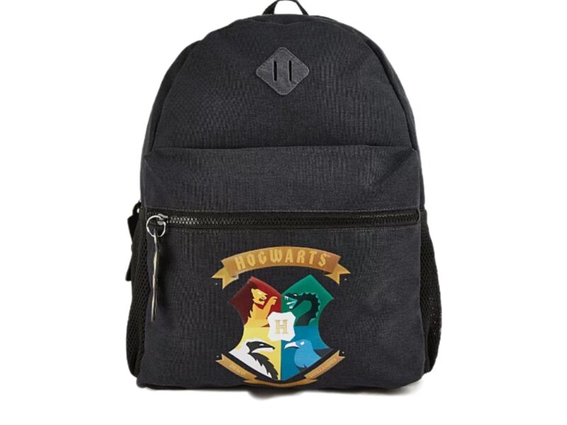 Harry Potter Black Graphic Print Rucksack - Diaper Yard Gh