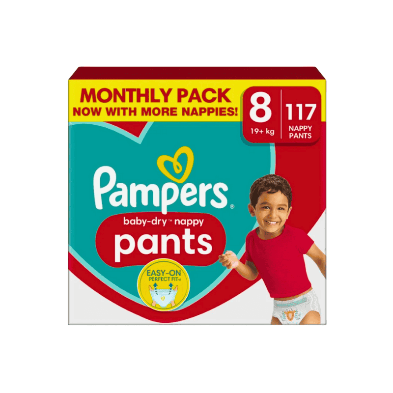 Pampers size 8 nappy pants