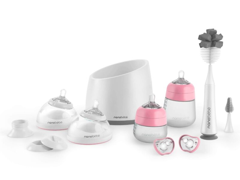Nanobebe Complete Feeding Set Pink