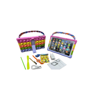 S-Pad Android 512GB Kids Tablet with 2 Sims & Memory Card Slot with accessories