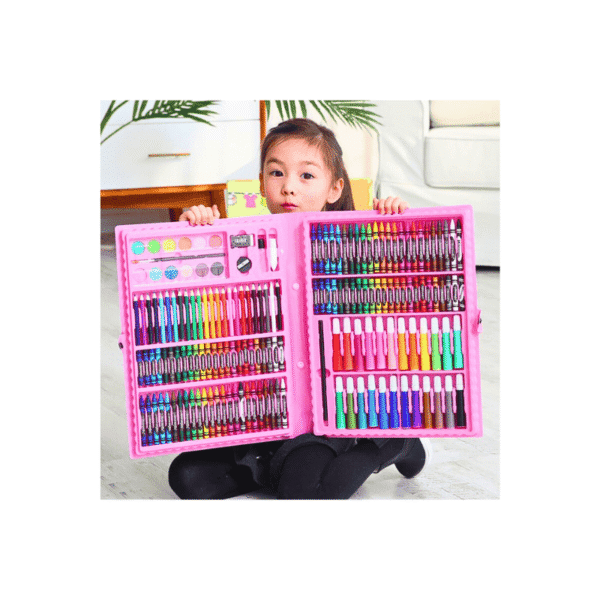 “Children using 150 Piece Kids Art Set”