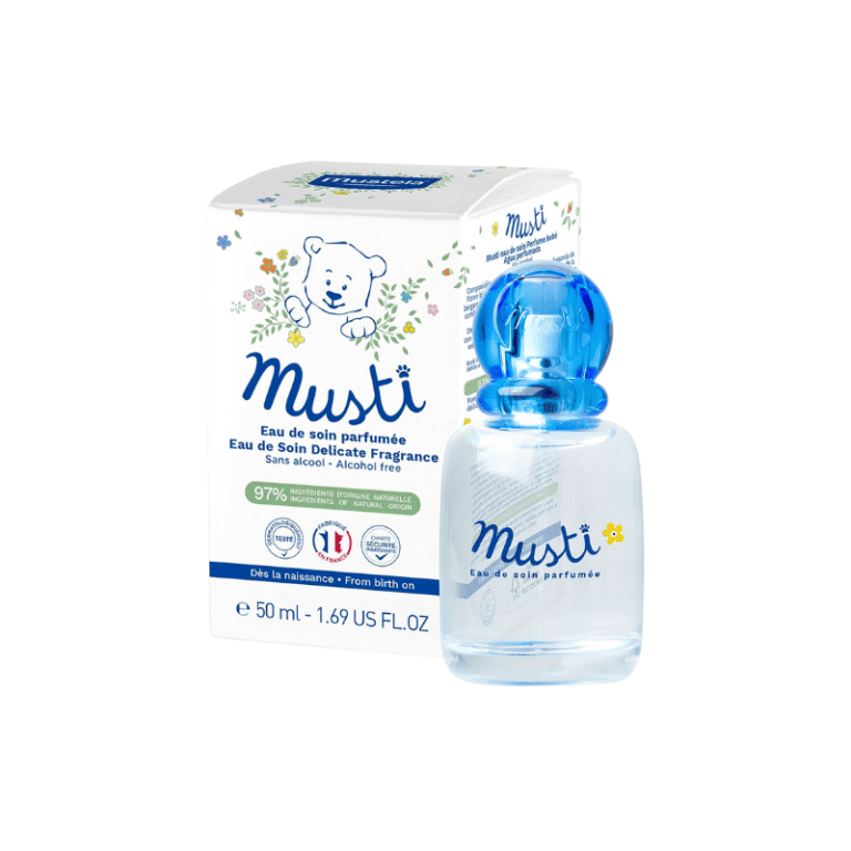 Mustela Musti baby perfume bottle and packaging 50ml