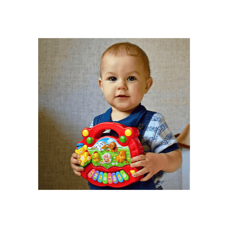 toddler learning animal piano toy