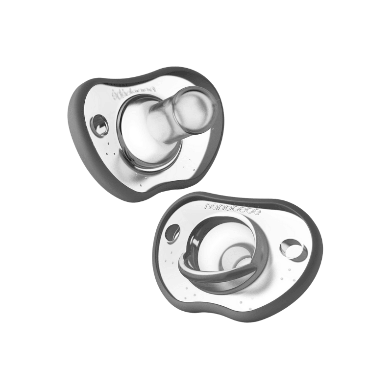 Nanobebe one-piece silicone pacifier BPA free