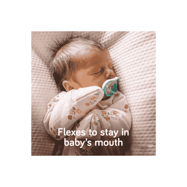 Nanobebe baby pacifier 0–3 months ergonomic silicone design