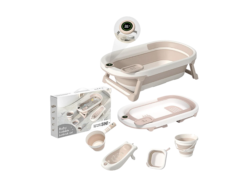 5 in 1 Foldable Baby Bath Set