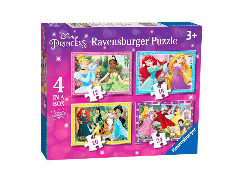 Disney Princess Puzzle Set - 4 in a Box
