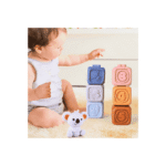 Full Baby Silicone Stacking Rings & Soft Sensory Blocks Set with packaging	Baby Silicone Stacking Rings & Soft Sensory Blocks Set - Image 2