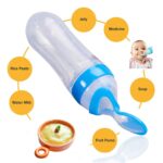 Silicone Baby Bottle with Spoon Feeder - Image 3