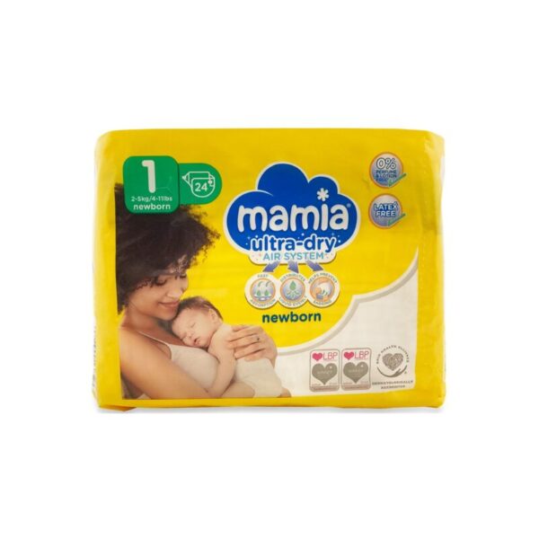 Baby Diapers- Mamia Newborn Diapers Size 1 Mini Pack