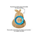 Nuby Bamboo Strawberry Shaped Plate - Image 2