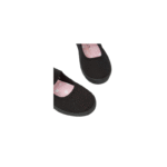 Girls Black Plimsolls - Image 3