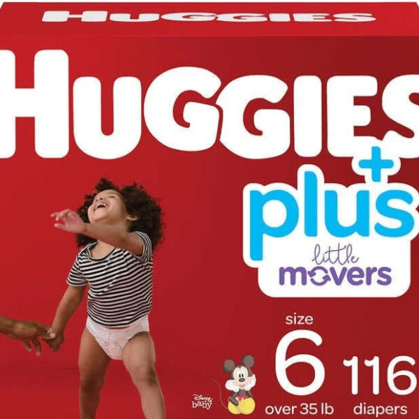 Huggies Plus Little Movers Size 6 - Diaper Yard Gh
