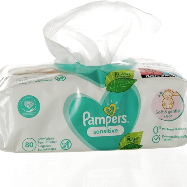 Pampers Baby Sensitive Wipes 15x80 Per Box - Diaper Yard Gh