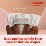 Huggies Little Snugglers Baby Diapers, Size Newborn, 128 Ct - Diaper Yard Gh