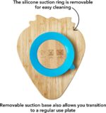 Nuby Bamboo Pear Shaped Plate - Diaper Yard Gh