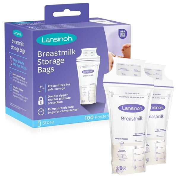 Lansinoh Breastmilk Storage Bags 100 Count