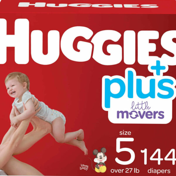 Huggies Plus Little Movers Size 5 - Diaper Yard Gh