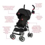 Kolcraft Cloud Umbrella Stroller Black - Diaper Yard Gh
