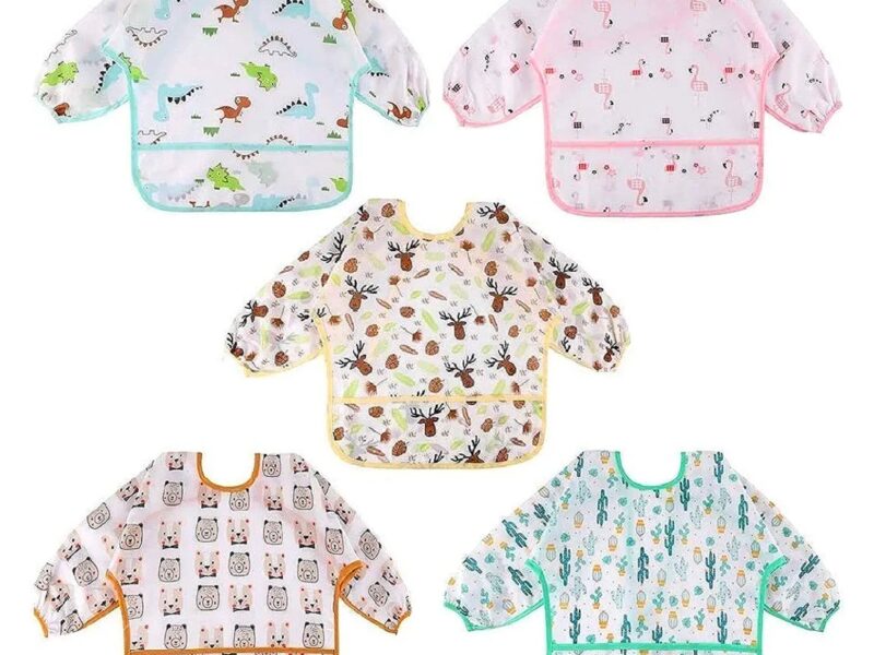 Waterproof Long Sleeve Bib - Diaper Yard Gh