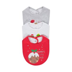 Red Christmas Bibs 3 Pack - Diaper Yard Gh