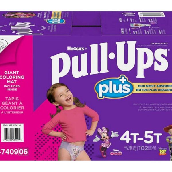 Huggies 4T-5T Pull-Ups Plus Training Pants For Girls - Diaper Yard Gh
