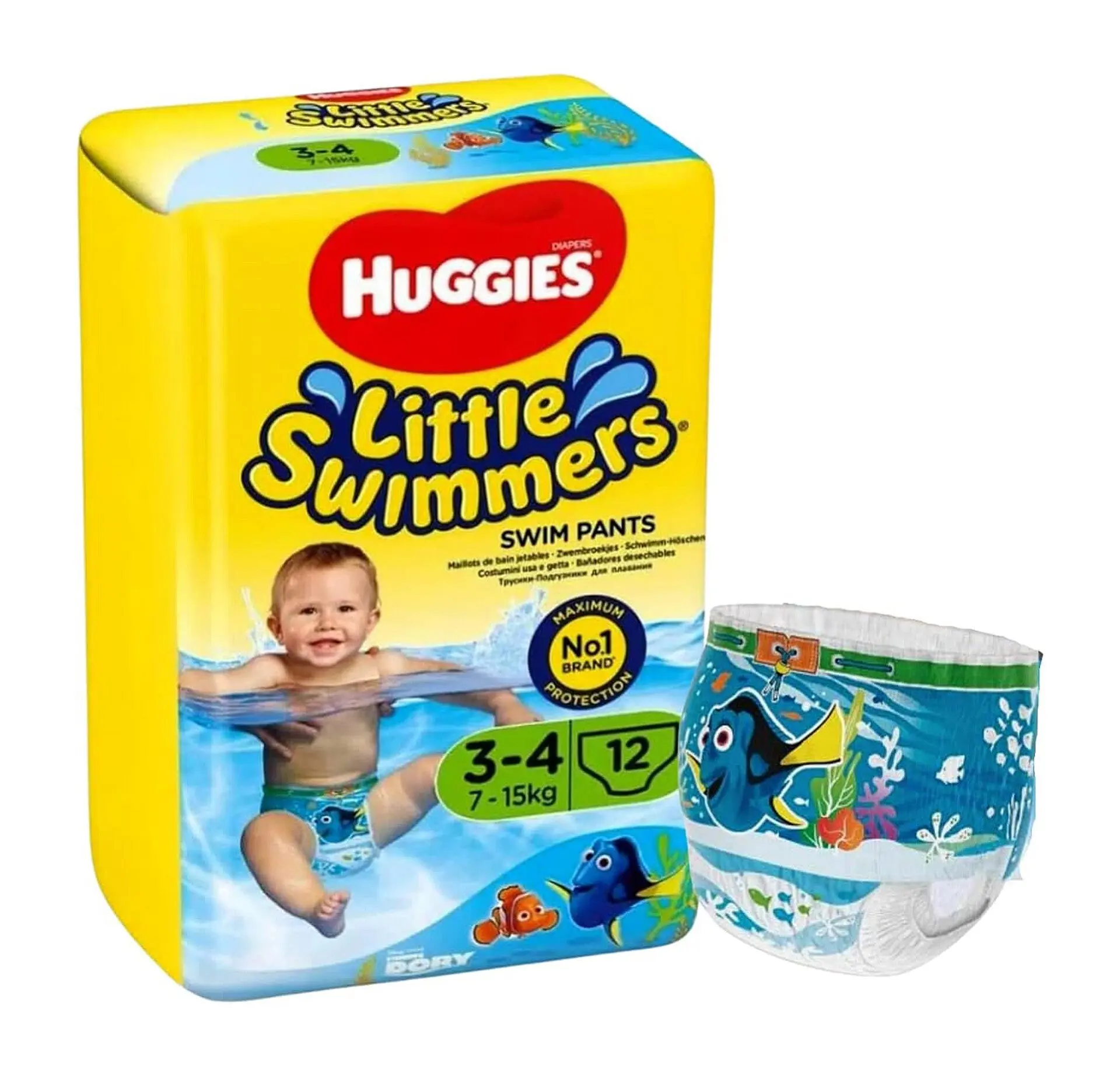 Huggies Little Swimmers Disposable Swim Nappies Size 3-4 Diaper
