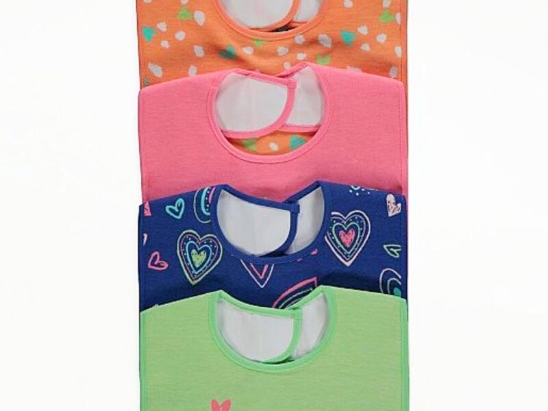 Bright Printed Bibs 5 Pack - Diaper Yard Gh