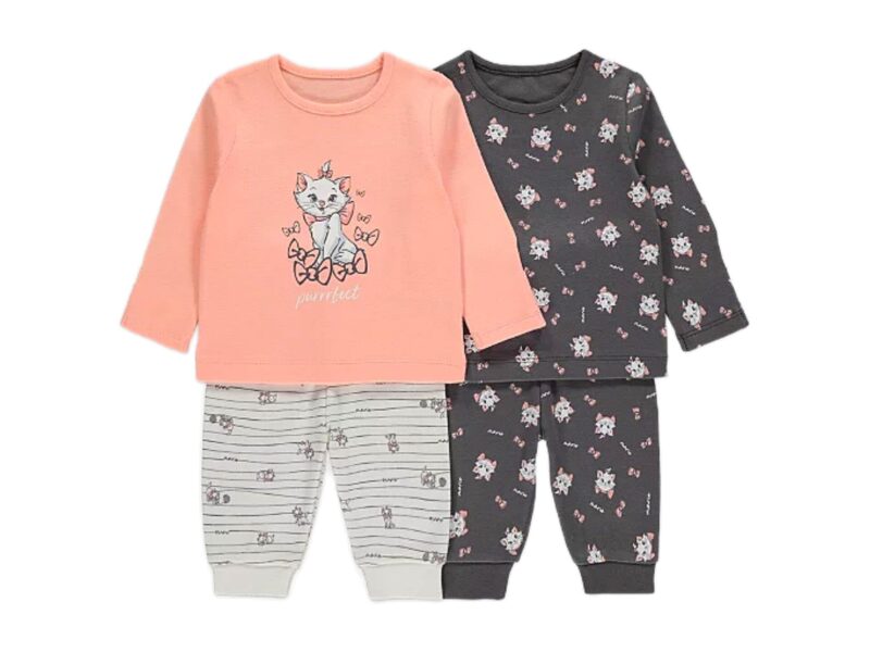 Disney The Aristocats Marie Long Sleeve Pyjamas 2 Pack - Diaper Yard Gh