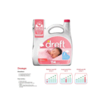 Dreft Stage 1 Newborn Baby Liquid Laundry Detergent 114 loads - Image 2