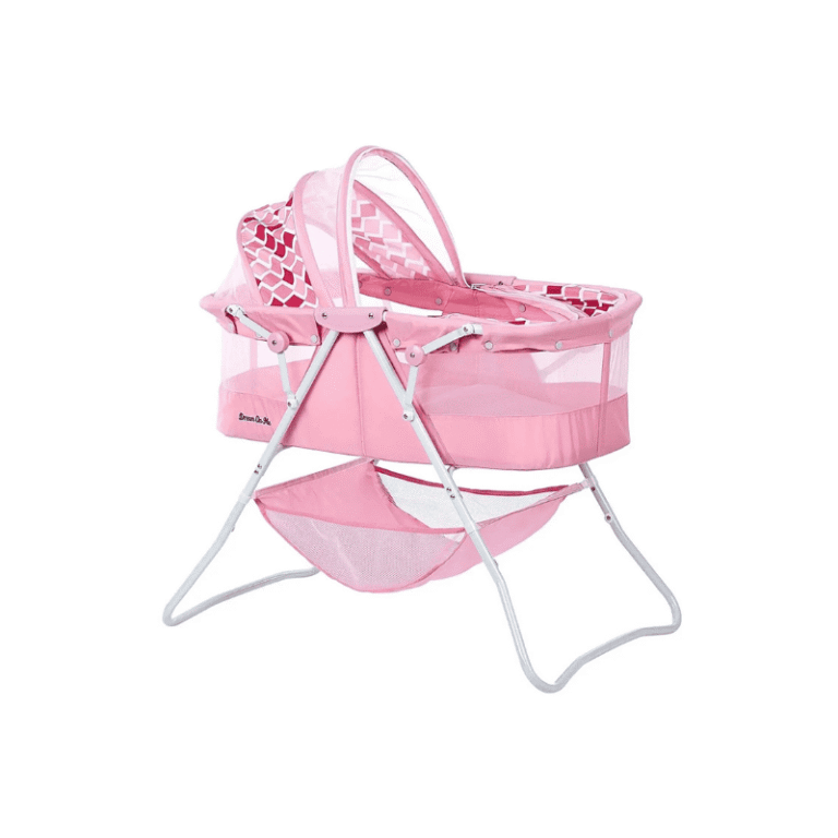 Karley pink baby bassinet