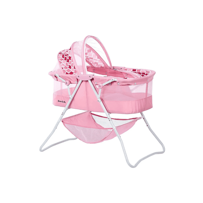 Karley pink baby bassinet