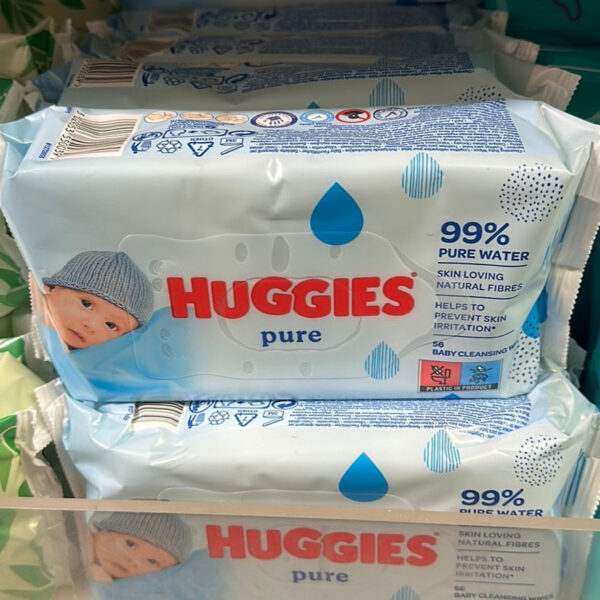 Huggies Pure Baby Wipes - Diaper Yard Gh