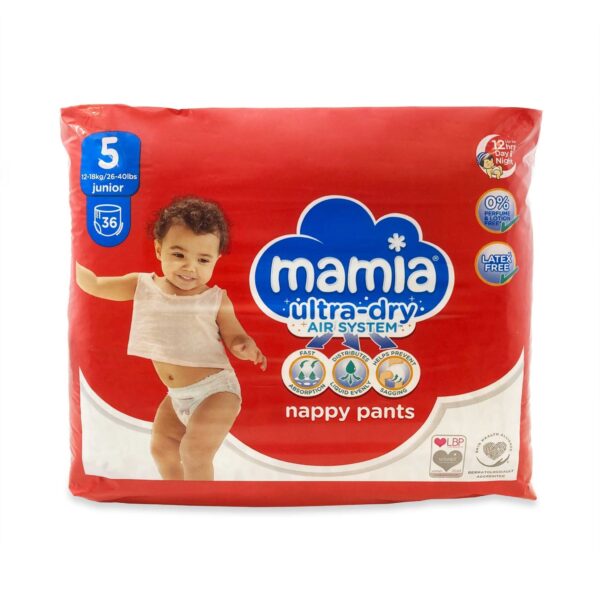 Mamia Size 5 Pullup Nappy Pants - Diaper Yard Gh