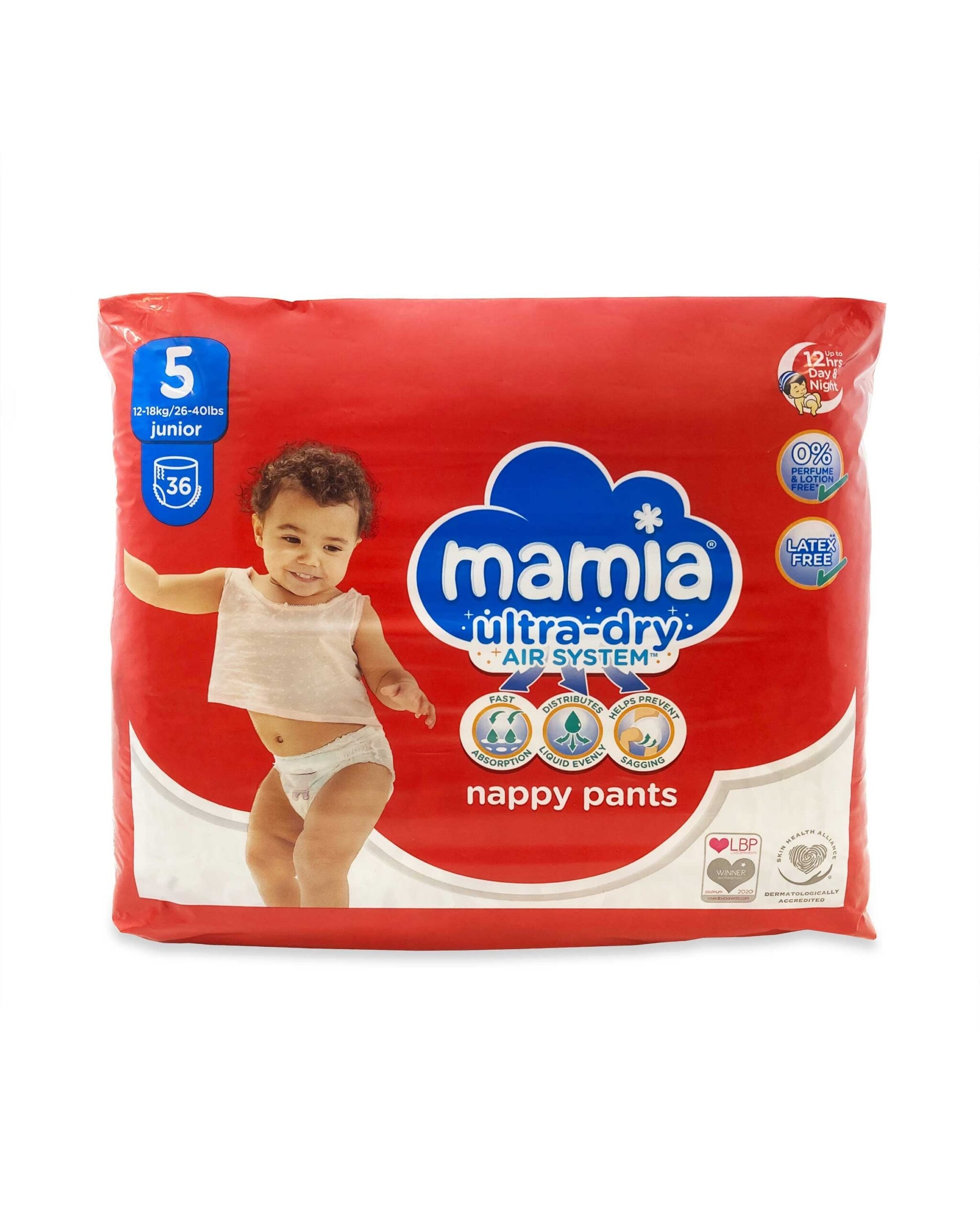 Mamia Size 5 Pullup Nappy Pants - Diaper Yard Gh