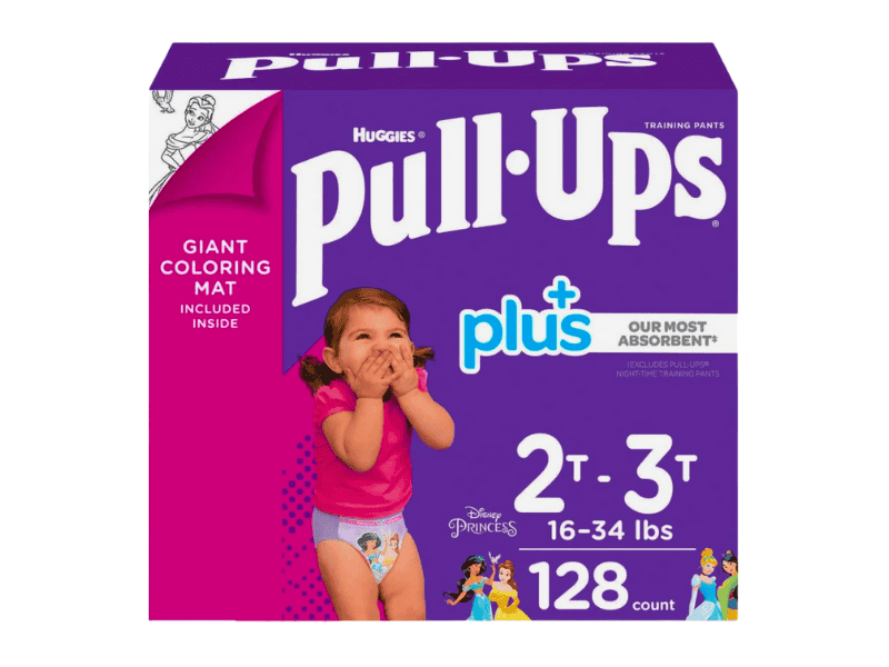 Huggies 2T-3T Pull-Ups Plus Training Pants For Girls