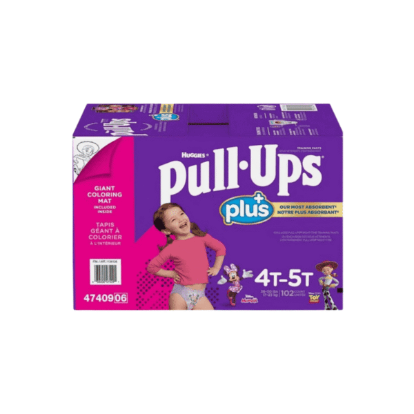 Huggies 4T-5T Pull-Ups Plus Training Pants For Girls