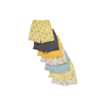 Lemon Floral Frill Shorts 7 Pack 4-5yrs - Image 3