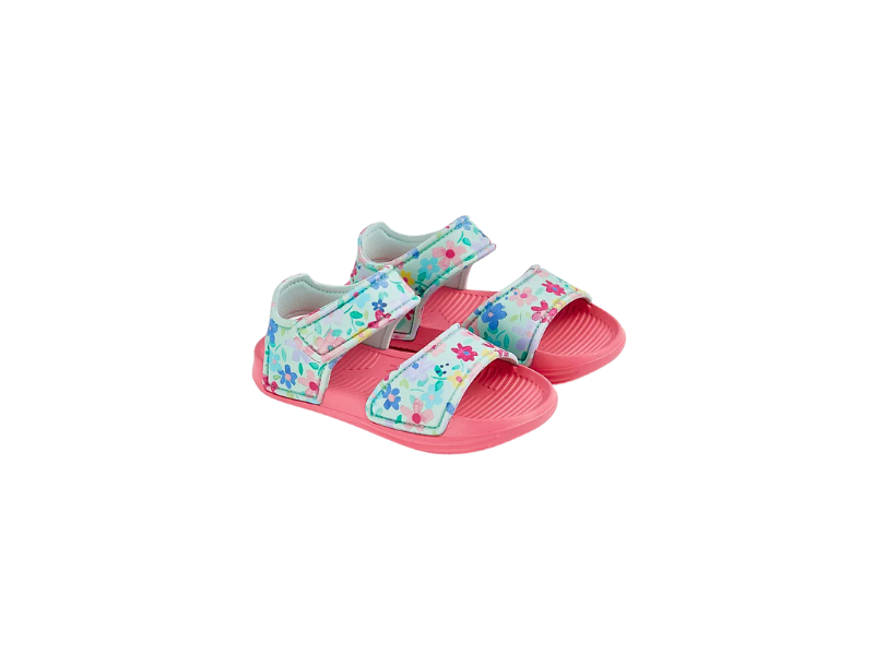 Pink Floral Strap Sandals UK 4 / EU 21
