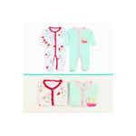 Newborn To 12m Baby Cotton Rompers 2 Pack – Soft & Breathable - Image 4