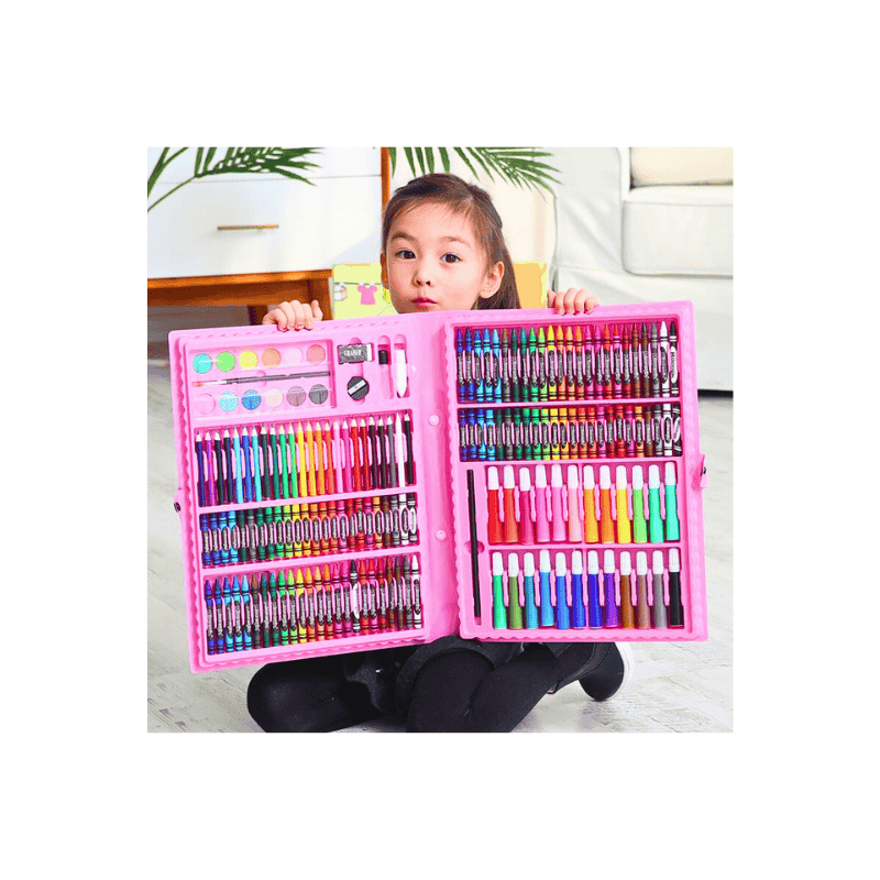 “Children using 150 Piece Kids Art Set”