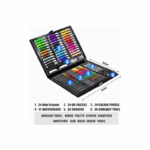 “150 Piece Kids Art Set crayons markers pencils”