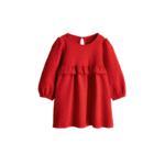 Red Ruffle Long-Sleeve Dress 18 Months - 4 Yrs - Image 2