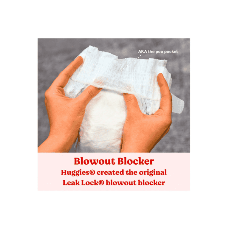 Huggies Size 3 baby diapers leak protection