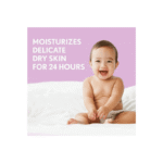 Aveeno baby lotion moisturizes delicate dry skin graphic